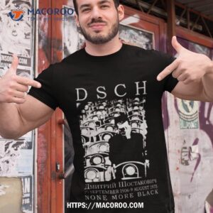 Dmitry Dmitrievich Shostakovich Russian Composer Shirt