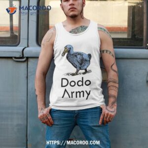 dodo army survival evolved video game dinosaurs shirt tank top 2