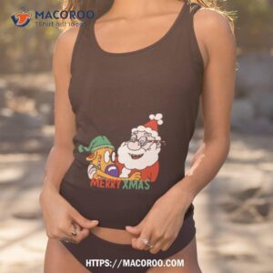 Dog And Santa Christmas 2023 Shirt