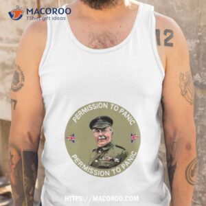 don t panic lance corporal jones t shirt funny british dads army dads army shirt tank top