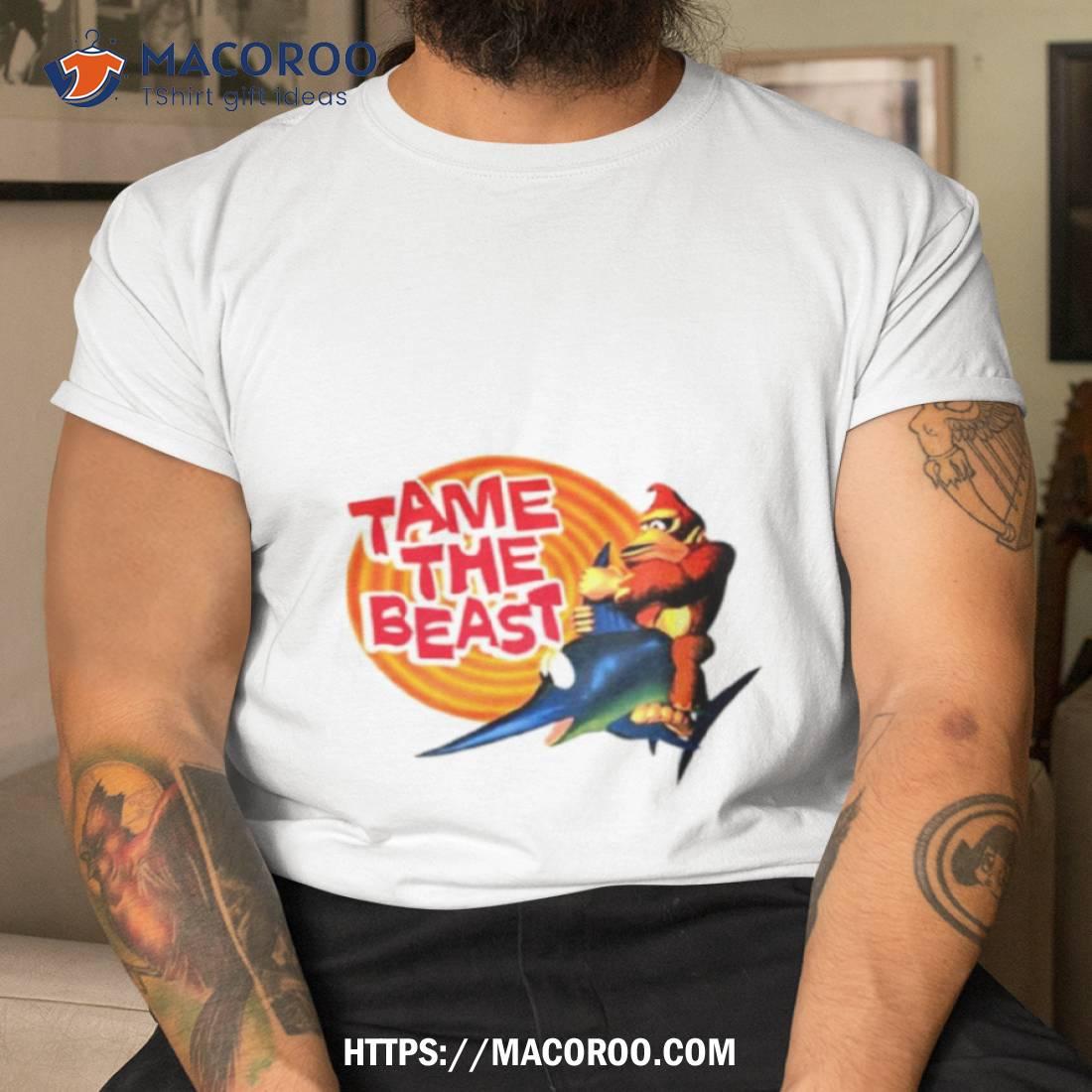 Donkey Kong Country Snes Promo Tame The Beast Shirt Donkey Kong Country Snes Promo Tame The Beast Shirt