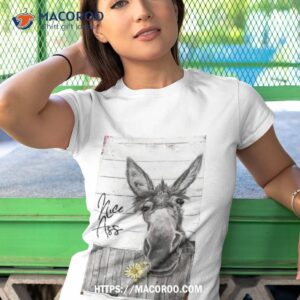 Donkey Sunflower Nice Ass Shirt 3 donkey sunflower nice ass shirt tshirt 1