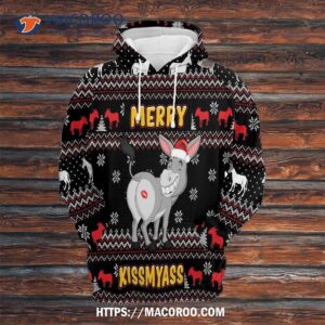 donkeys gosblue men women 3d printed pullover sweatshirt christmas unisex sublimation hoodies funny 0