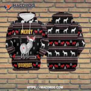 donkeys gosblue men women 3d printed pullover sweatshirt christmas unisex sublimation hoodies funny 1