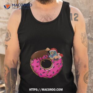 Donut Santa Claus Christmas Shirt 3 donut santa claus christmas shirt tank top