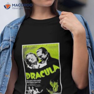 dracula bela lugosi horror movie poster shirt tshirt