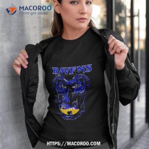 Dragonskull Baltimore Ravens Logo T Shirt