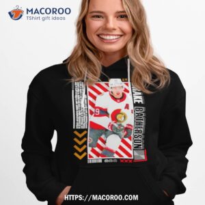 Drake Batherson Hockey Paper Poster Senators Shirt