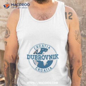 dubrovnik croatia globe shirt tank top
