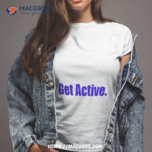 Dwayne Taylor Jr Wearing Get Active Shirt