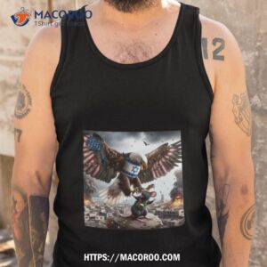 eagles israel mouse hamas poster shirt tank top