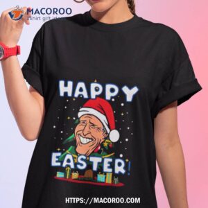 Easter Joe Biden Santa Confused Christmas Days Shirt