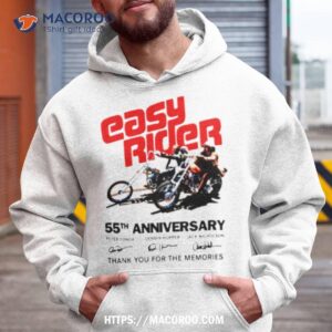Easy Rider 55th Anniversary Thank You For The Memories Shirt