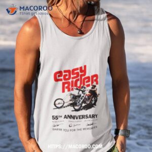 easy rider 55th anniversary thank you for the memories shirt tank top