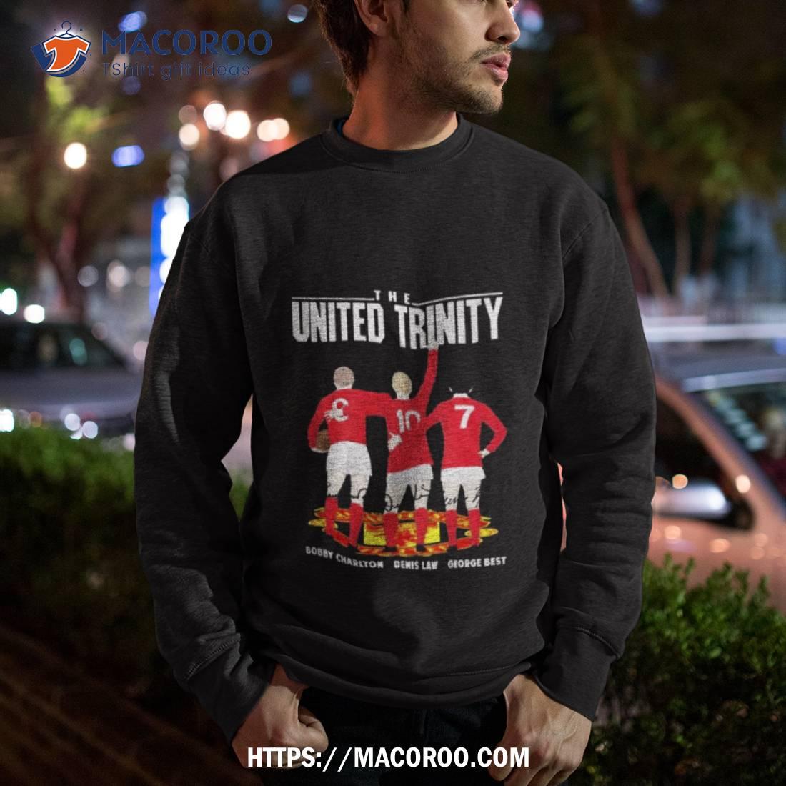 Edition 2023 The United Trinity Bobby Charlton Denis Law George Best T Shirt Edition 2023 The United Trinity Bobby Charlton Denis Law George Best T Shirt