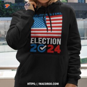 Election 2024 Your Vote Is Your Voice Usa Flag T Shirt