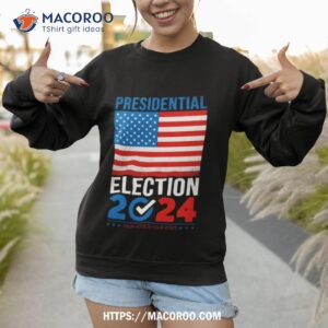 election 2024 your vote is your voice usa flag t shirt sweatshirt 1
