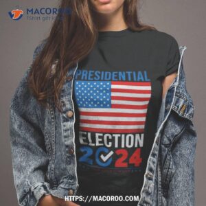 Election 2024 Your Vote Is Your Voice Usa Flag T Shirt