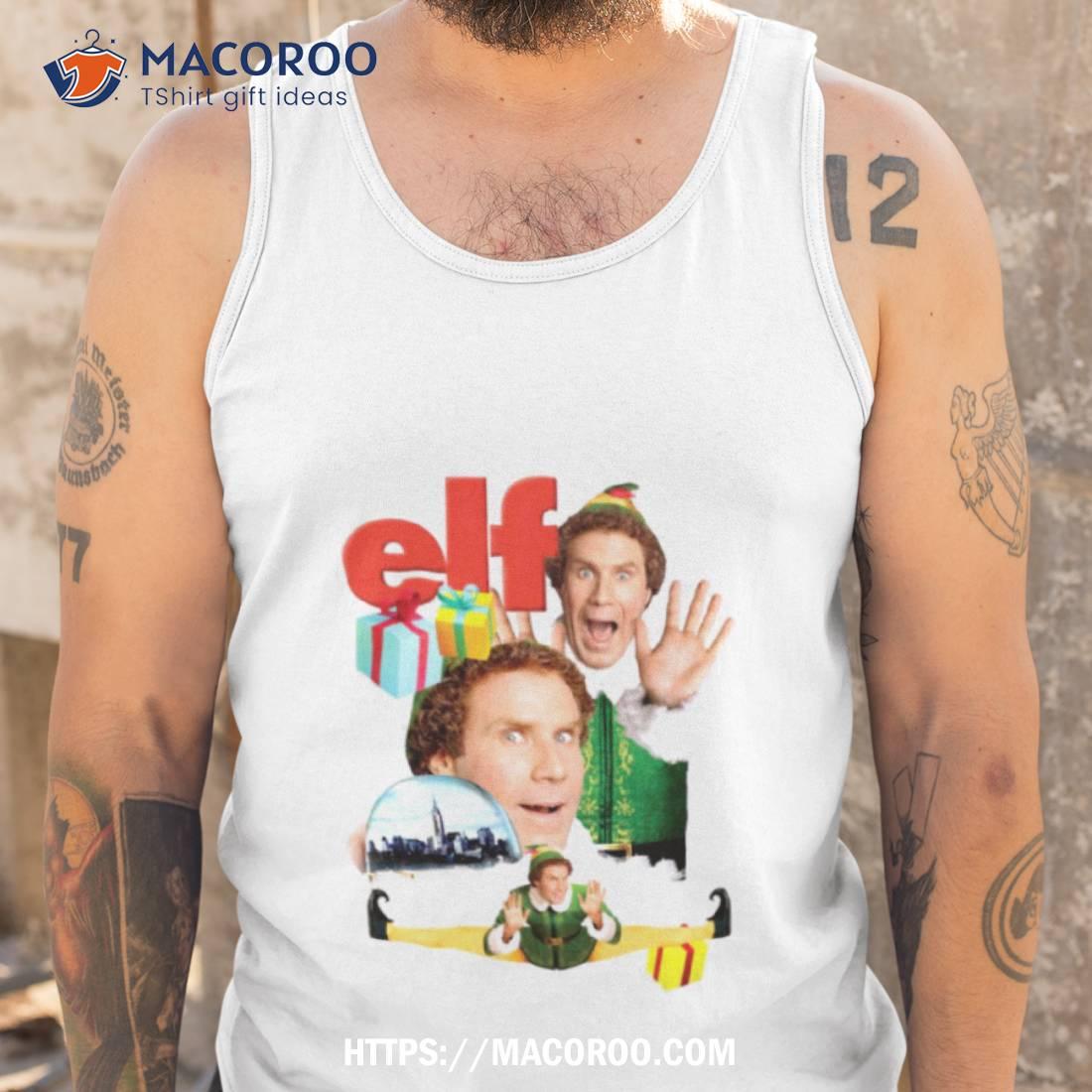 Elf Collage Christmas Shirt Elf Collage Christmas Shirt