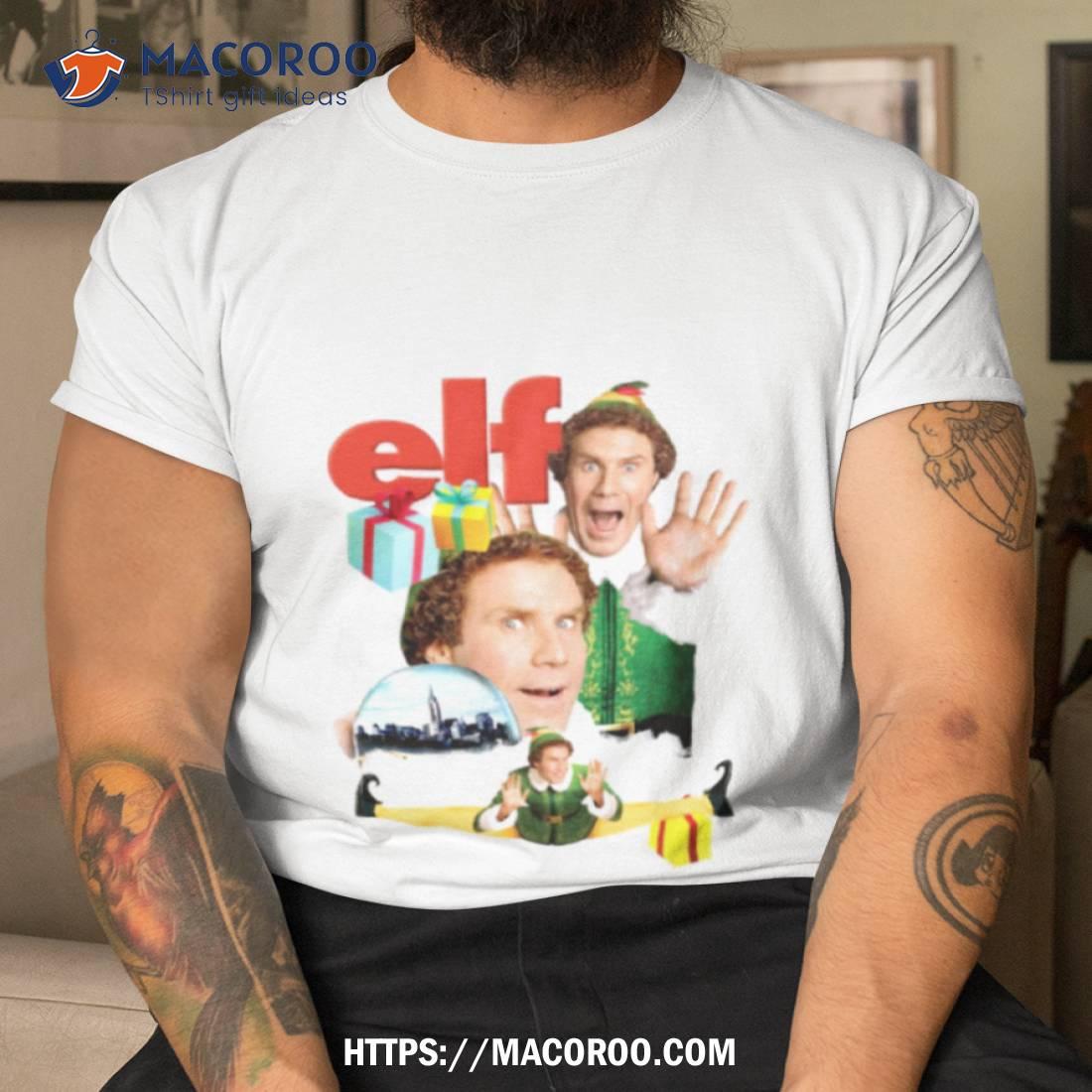 Elf Collage Christmas Shirt Elf Collage Christmas Shirt
