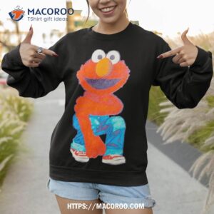 elmo sesame street kurt cobain parody vintage 90s shirt sweatshirt