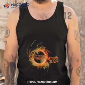 embrace the darkness witness the eclipse 2024 shirt tank top