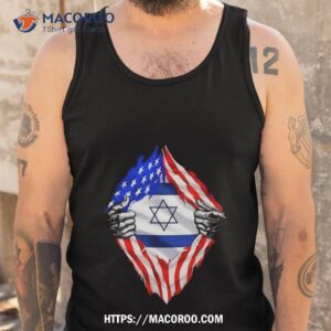 Eric Rubin Usa Israel Flag American Israeli Roots Jewish T Shirt 3 eric rubin usa israel flag american israeli roots jewish t shirt tank top