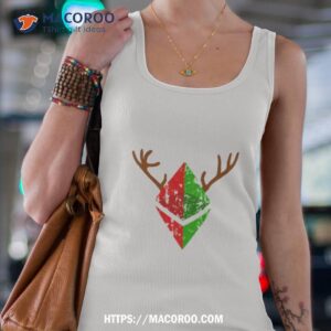 ethereum eth logo distressed christmas design 2023 shirt tank top 4