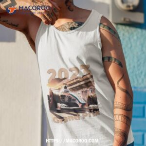 f1 2023 race christmas shirt tank top 1