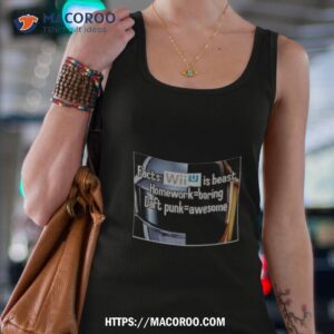 facts wii is best homework boring daft punk shirt tank top 4