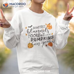 fall autumn bonfires flannels football pumpkins hocus pocus shirt sweatshirt 2