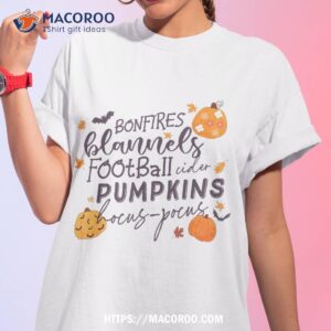 fall autumn bonfires flannels football pumpkins hocus pocus shirt tshirt 1