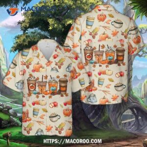 Fall Coffee Drink Autumn Hawaiian Shirt