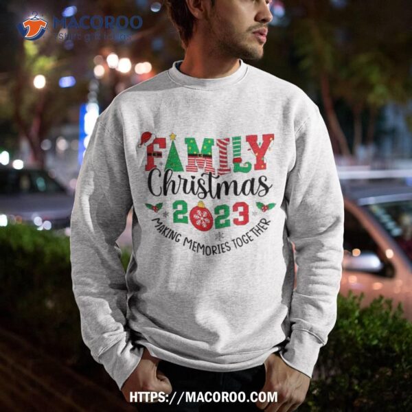 Family Christmas 2023 Matching Squad Santa Elf Funny Xmas Shirt