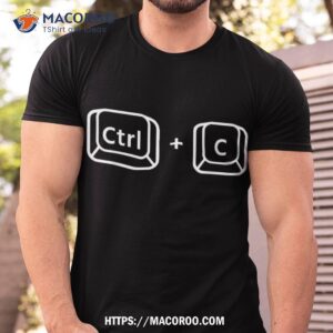 Fathers Day Gift Ctrl C & V Dad Baby Matching New Shirt