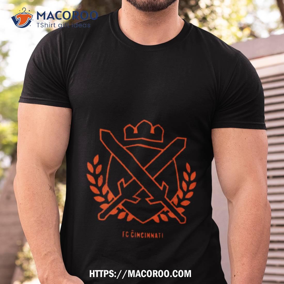 Fc Cincinnati Sword Crown And Branches Fan Gifts T Shirt Fc Cincinnati Sword Crown And Branches Fan Gifts T Shirt