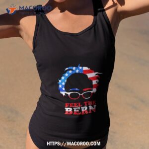 feel the bern bernie sanders american flag elon musk shirt tank top 2