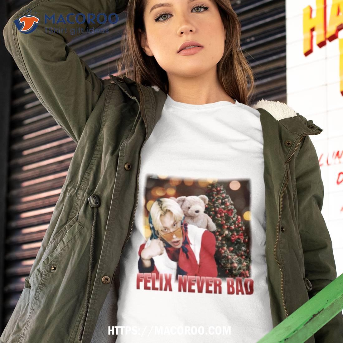 Felix Never Bad Stray Christmas Evel Shirt Felix Never Bad Stray Christmas Evel Shirt