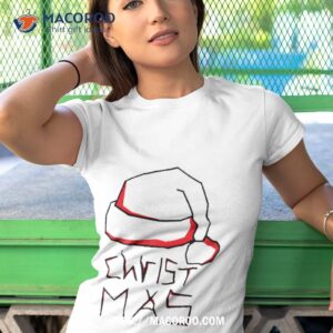 festive christmas hat shirt tshirt 1