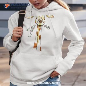 festive foodie christmas giraffe shirt hoodie 3