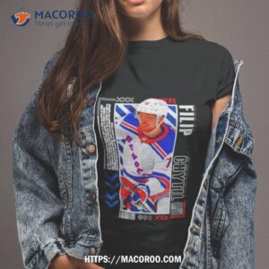 Filip Chytil Hockey Paper Poster Rangers Shirt Filip Chytil Hockey Paper Poster Rangers Shirt