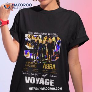 First New Album In 40 Years 50 Years 1972 2022 Abba Signatures Shirt