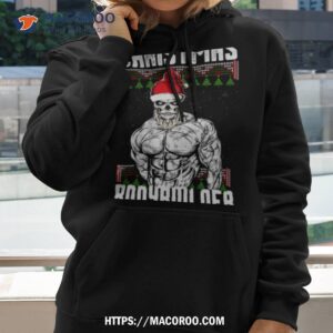 Fitness Christmas Funny Workout Muscle Christmas 2023 Shirt