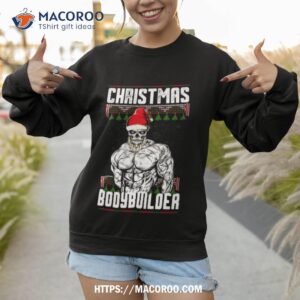 fitness christmas funny workout muscle christmas 2023 shirt sweatshirt