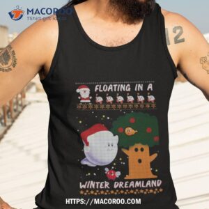 floating in a winter dreamland funny shirt tank top 3