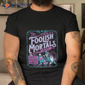 Foolish Mortals Hitch Hikers Guide – Hand Drawn Illustration Shirt