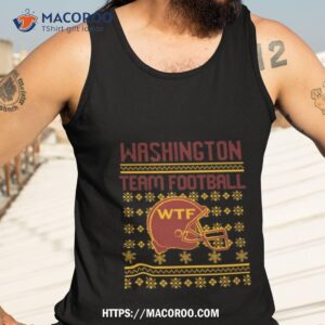 football washington team funny wtf christmas shirt tank top 3