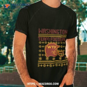 football washington team funny wtf christmas shirt tshirt