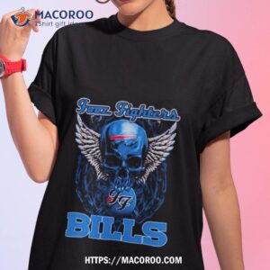 Fooz Fighters Skull Wings Buffalo Bills 2023 T Shirt