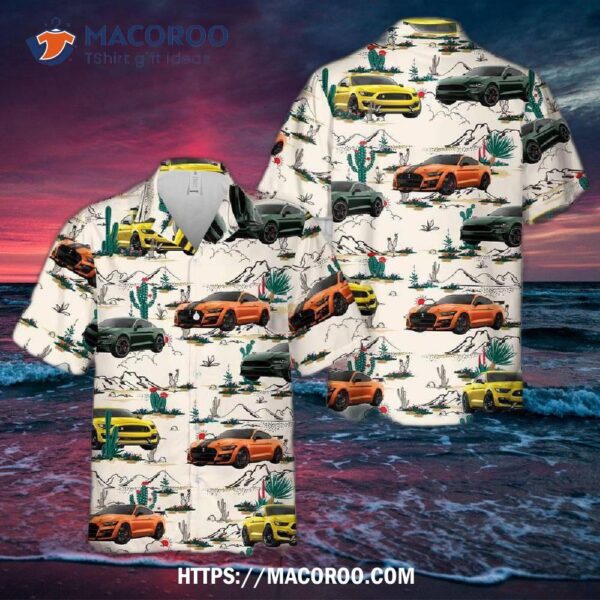 Ford Mustang (sixth Generation) Hawaiian Shirt